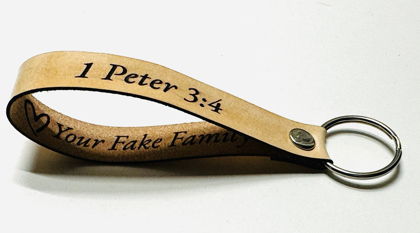 Leather Keychain