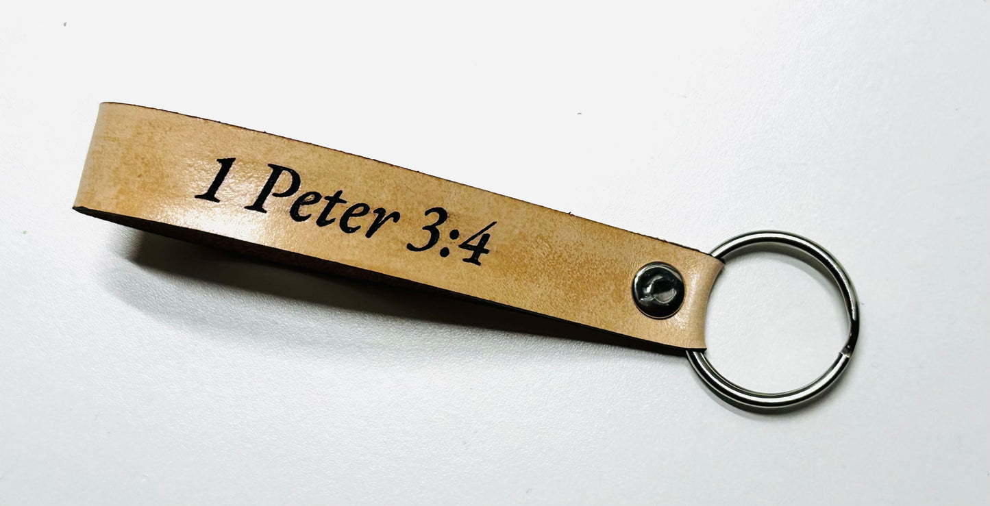Leather Keychain