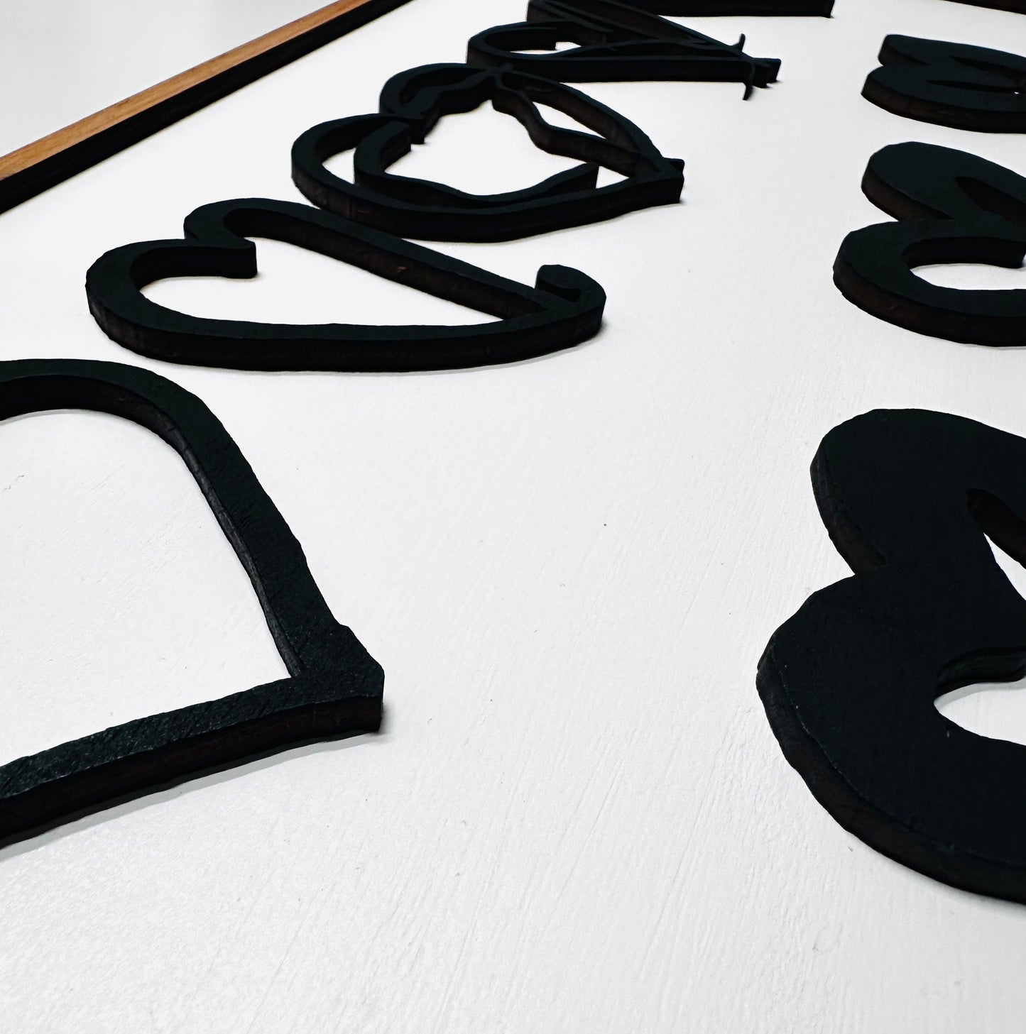 Custom Hand Drawn Heart Sign