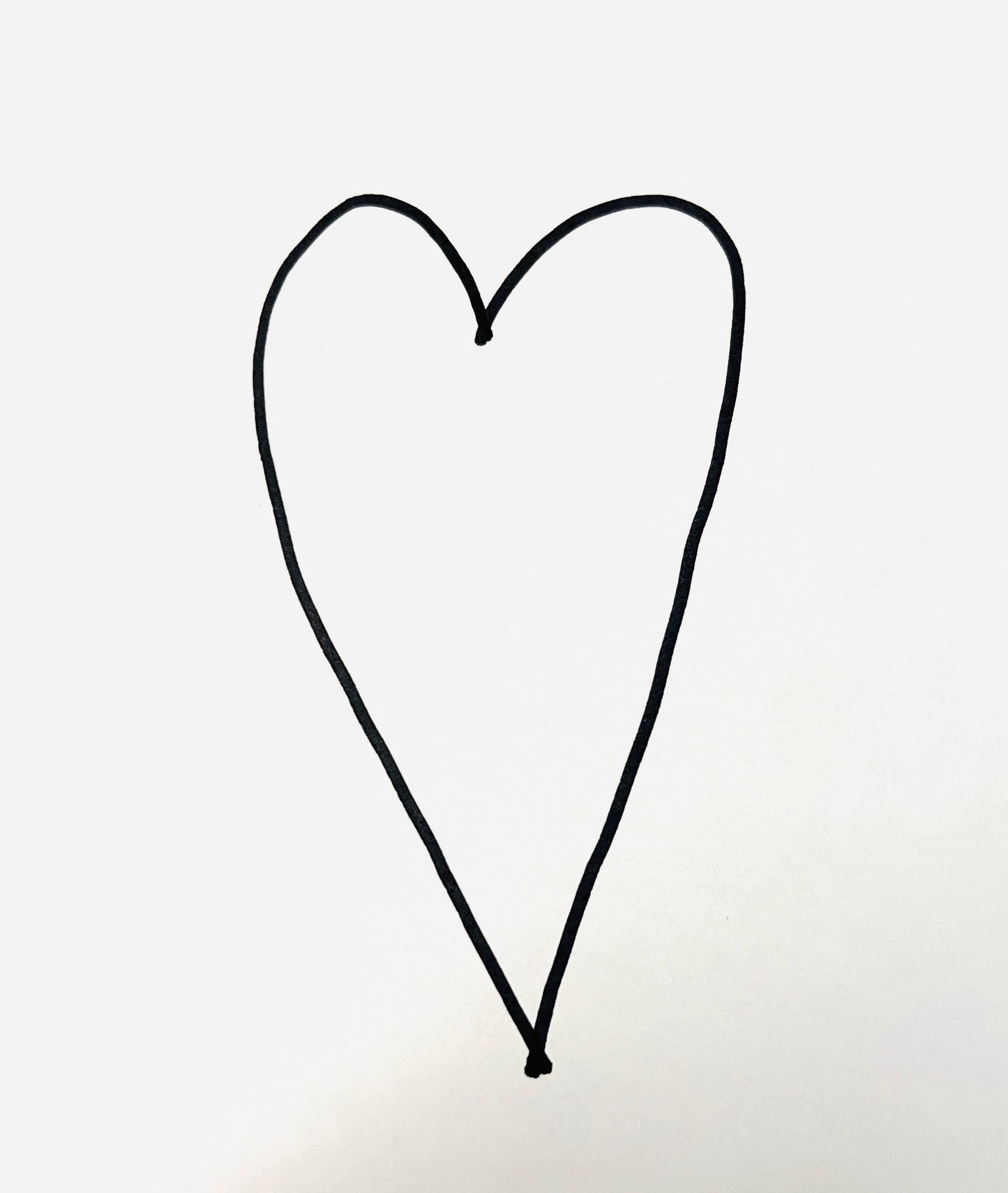 Custom Hand Drawn Heart Sign