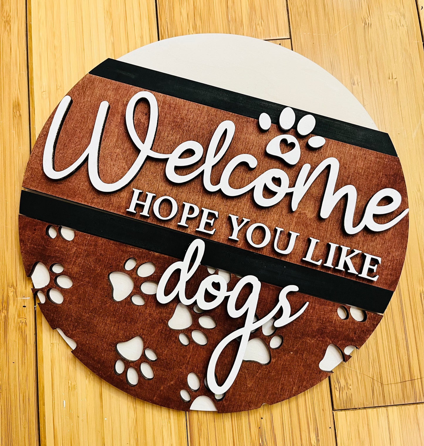 Hope You Like Dogs Door Hanger
