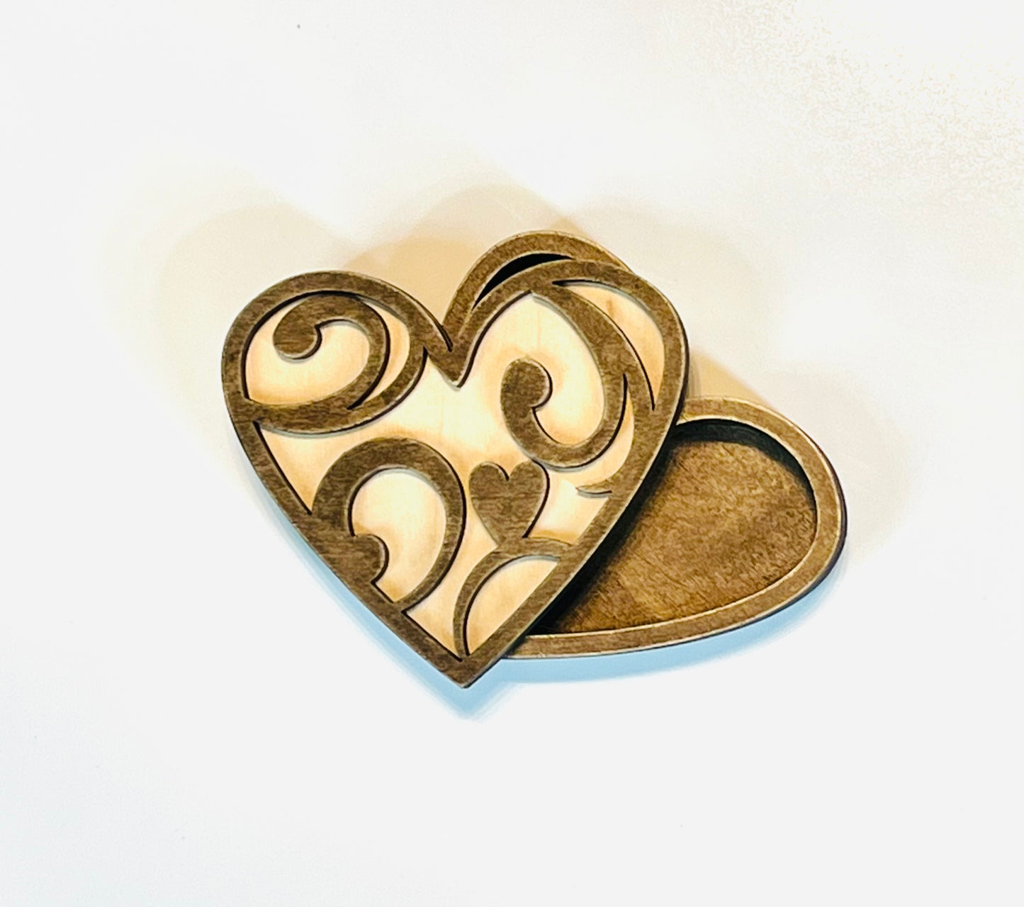 Heart Shaped Trinket Boxes with Lids